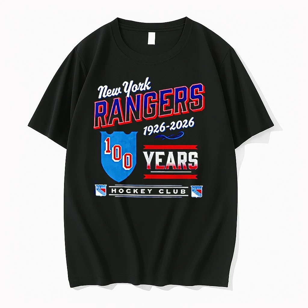 New York Rangers Hockey Club 100 Years 1926 2026 Shirts