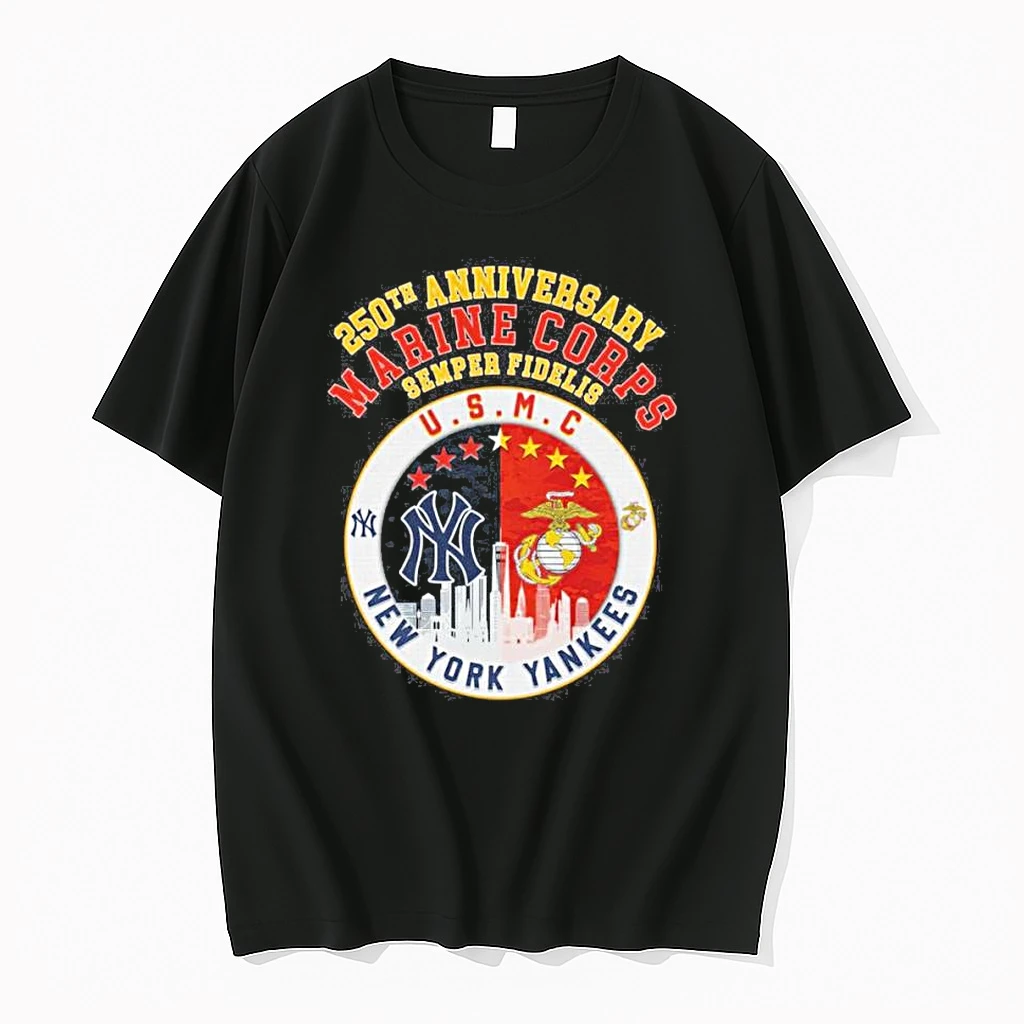 New York Yankees 250th Anniversary Marine Corps Semper Fidelis Shirts