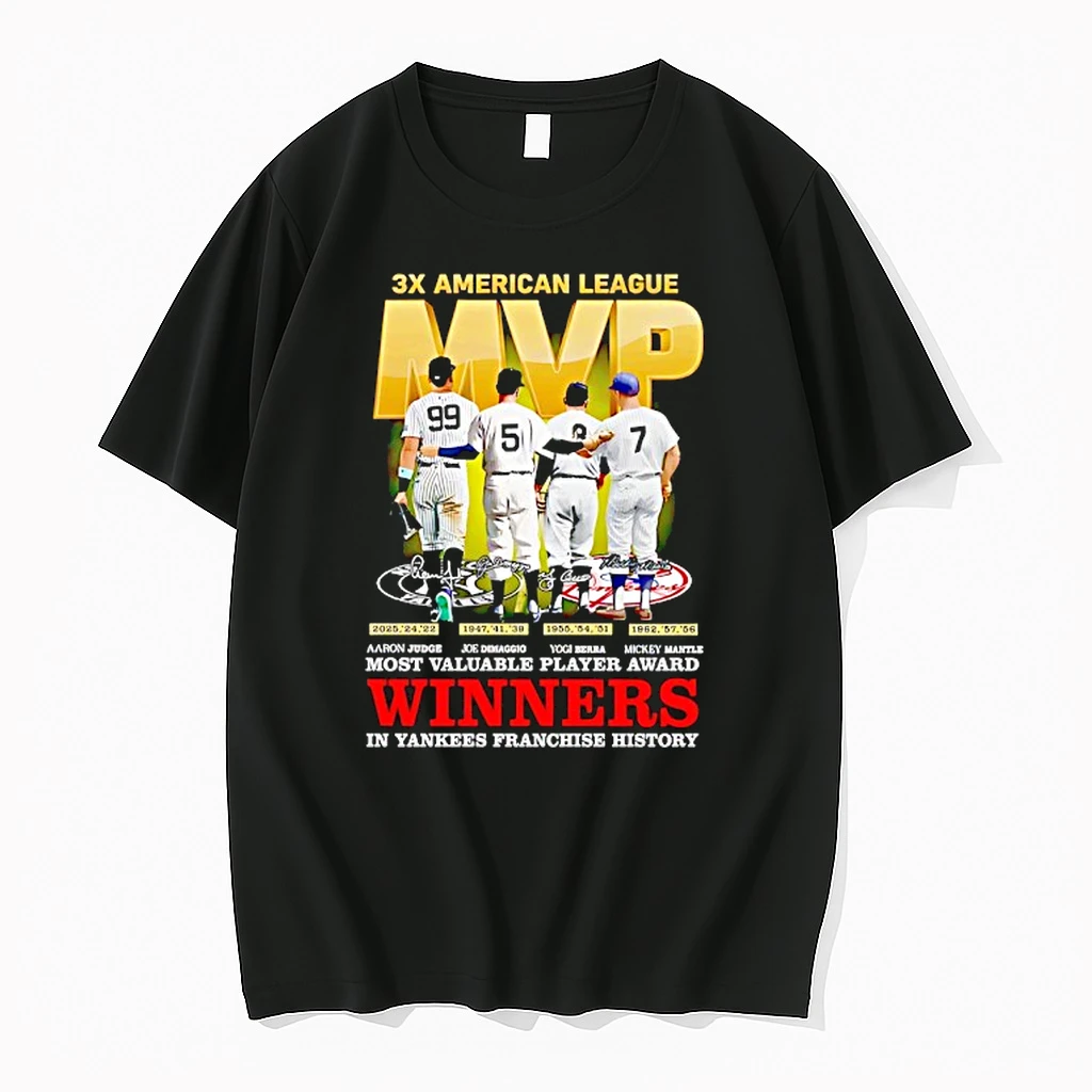 New York Yankees 3x American League Mvp In Ny History Shirts