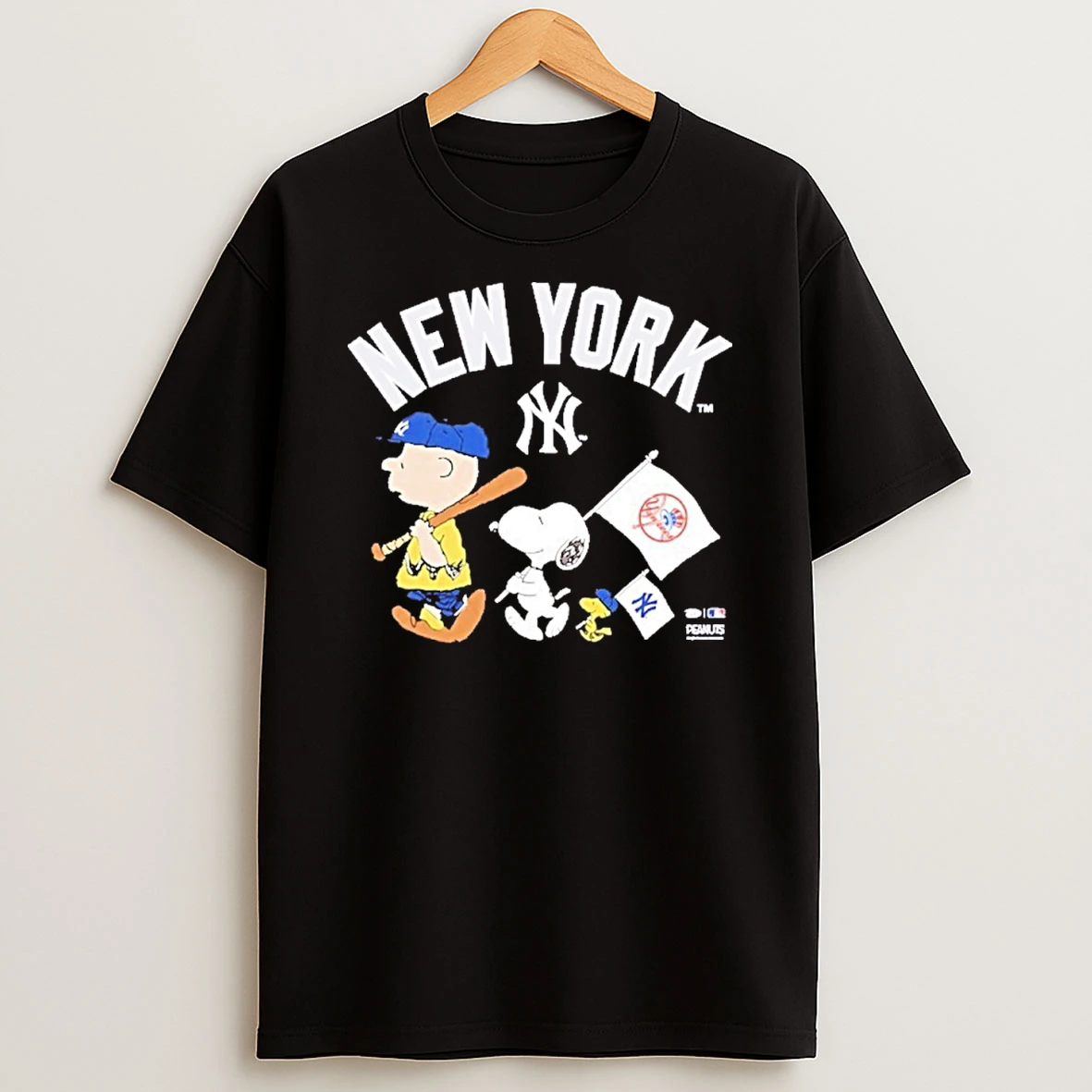 New York Yankees X The Peanuts Flag Parade Shirts