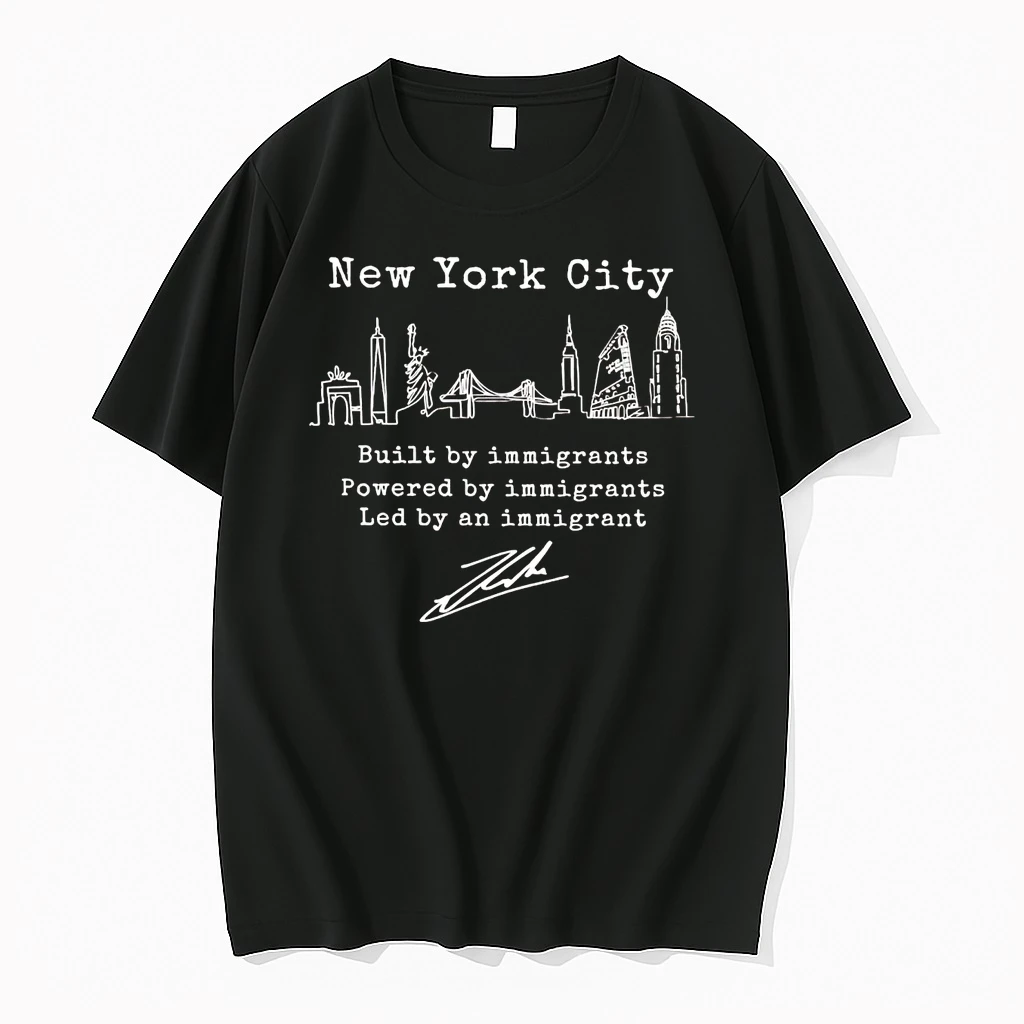 New York City Built Powered And Led By Immigrants Shirts