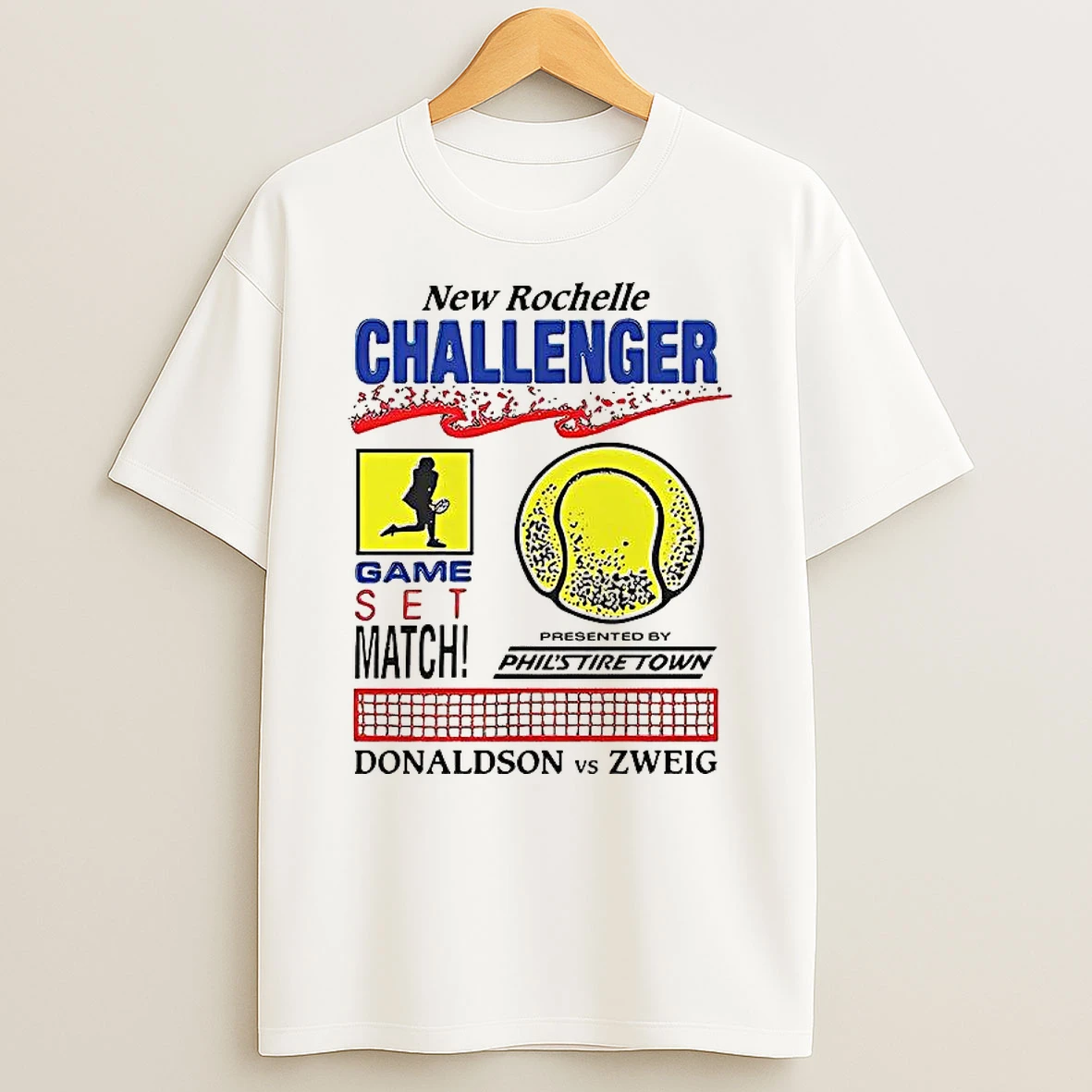 New Rochelle Challenger Game Set Match Shirts