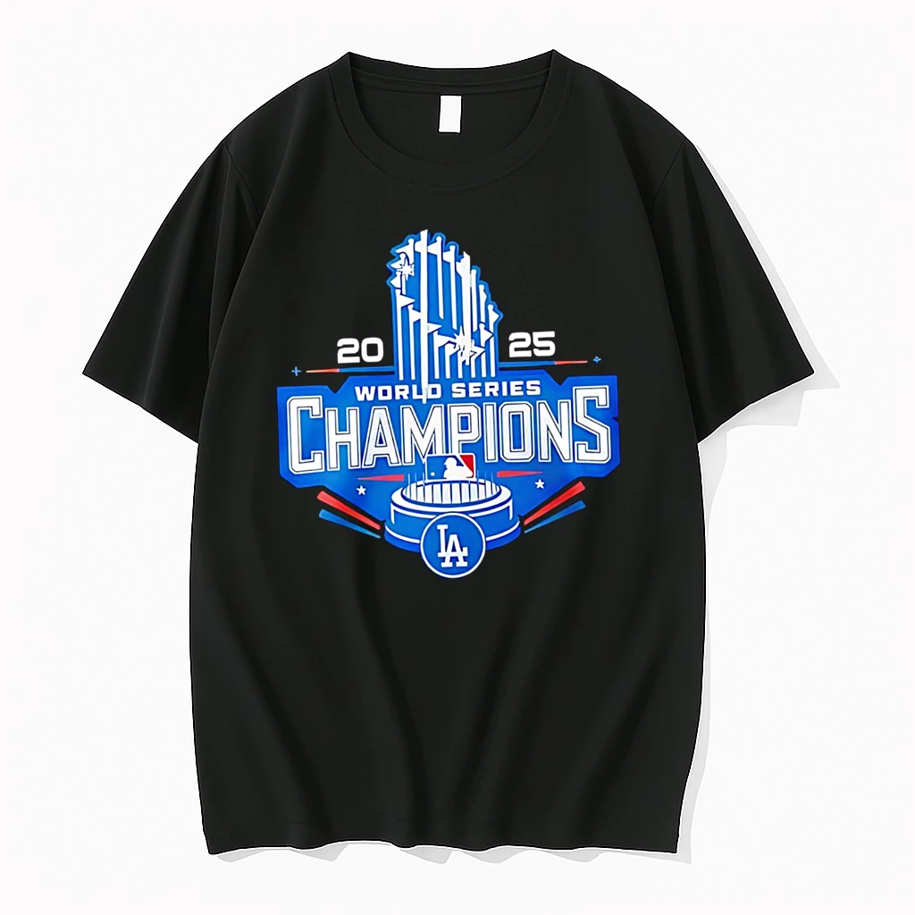 Nice Los Angeles Dodgers Win World Series Champions 2025 Black Shirts