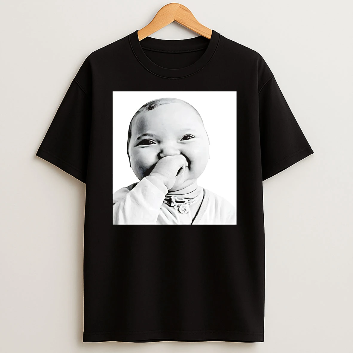 Niche Baby Ai Baby Holding Back A Laugh Shirts