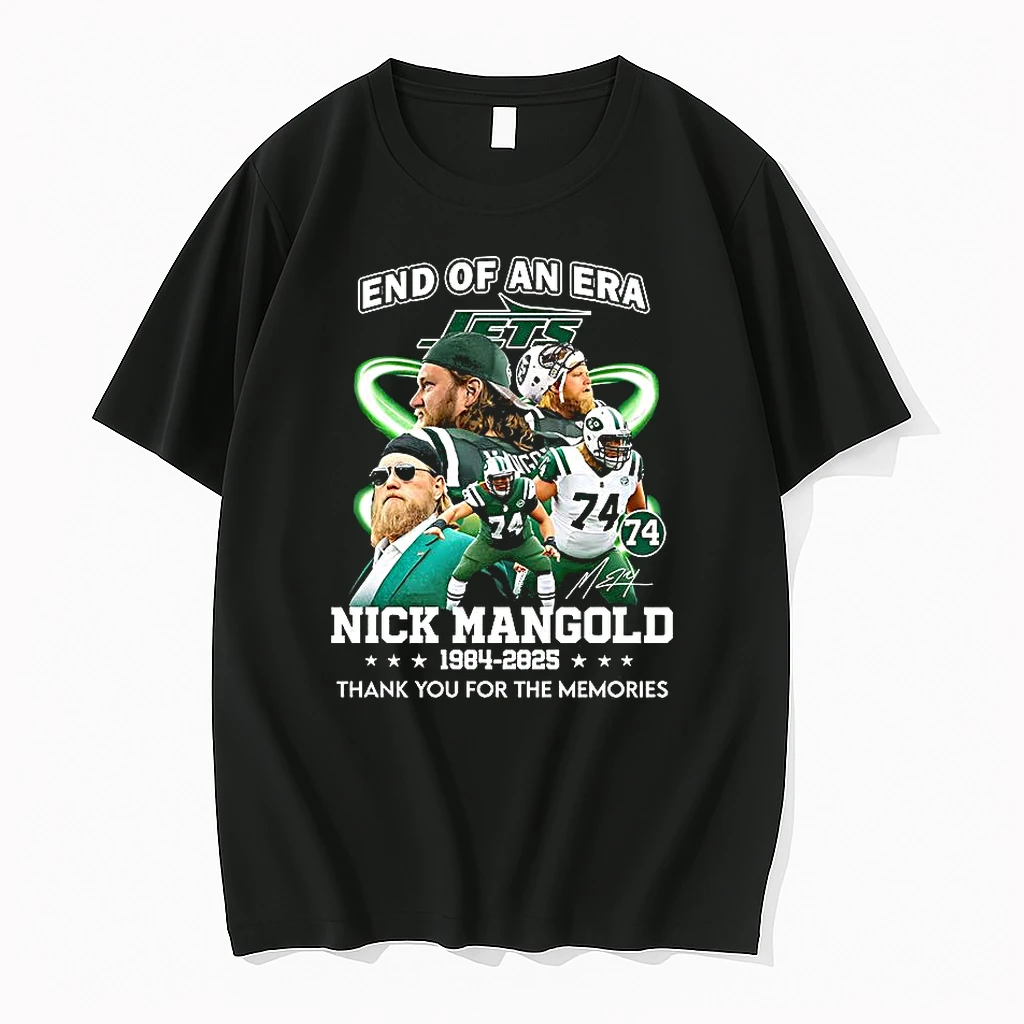Nick Mangold End Of An Era Thank You For The Memories 2025 Signature Shirts