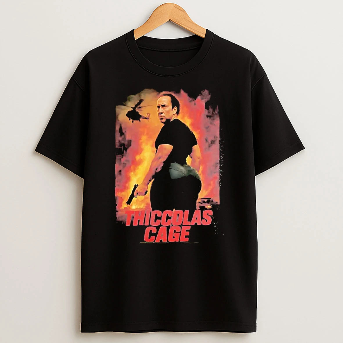Nicolas Cage Thiccolas Cage Shirts
