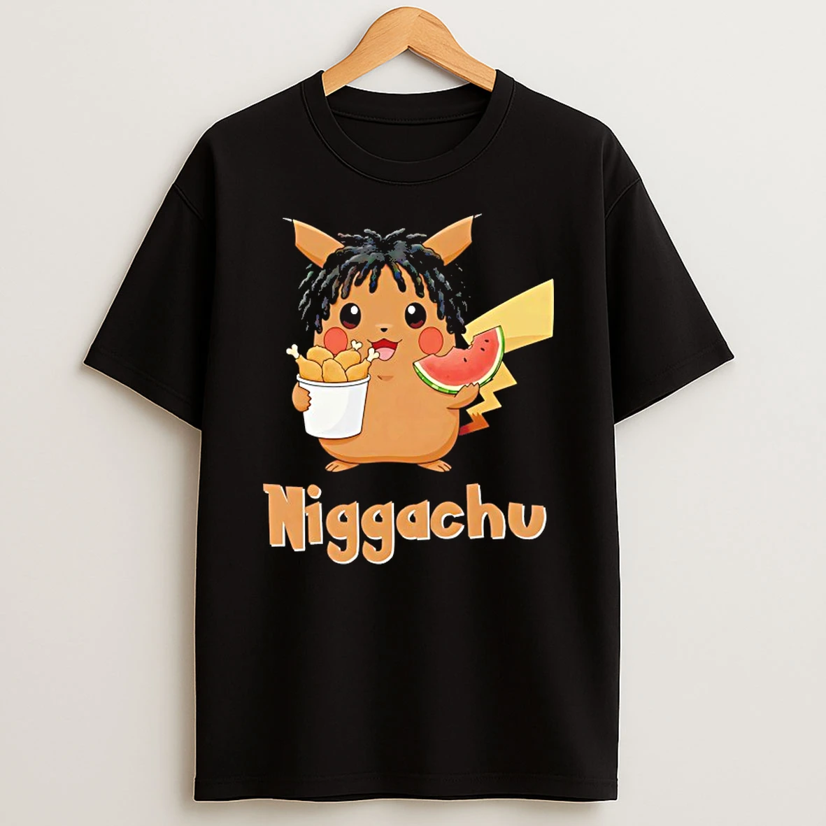 Niggachu Pikachu Pokemon Shirts