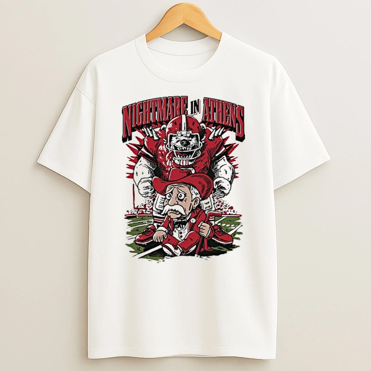 Nightmare In Athens Georgia Beat Ole Miss Shirts