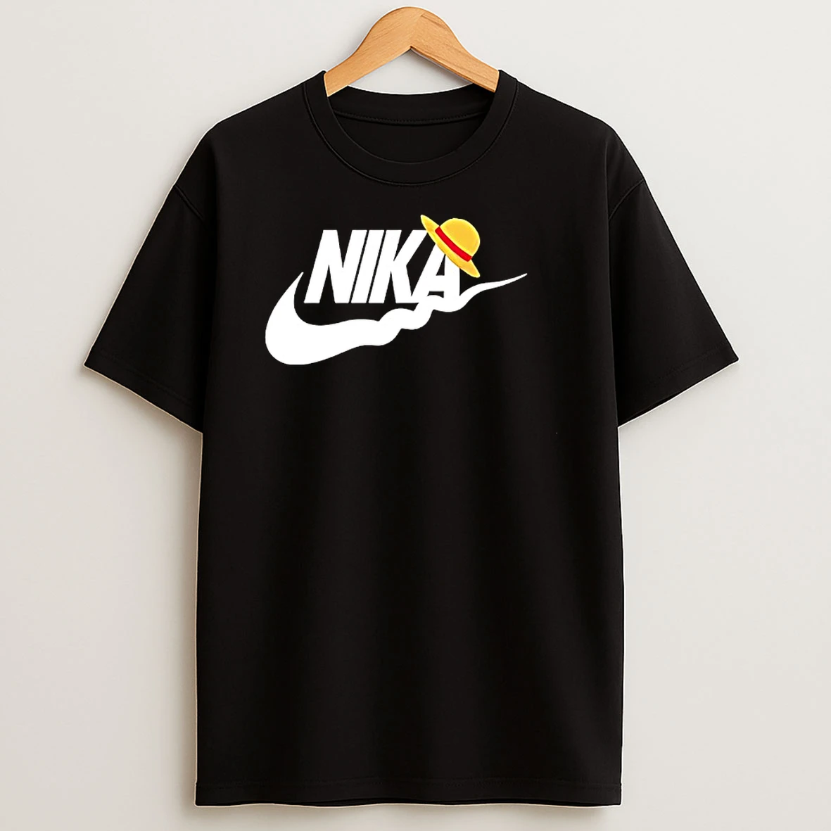 Nika Monkey D Luffy Hat Logo Shirts
