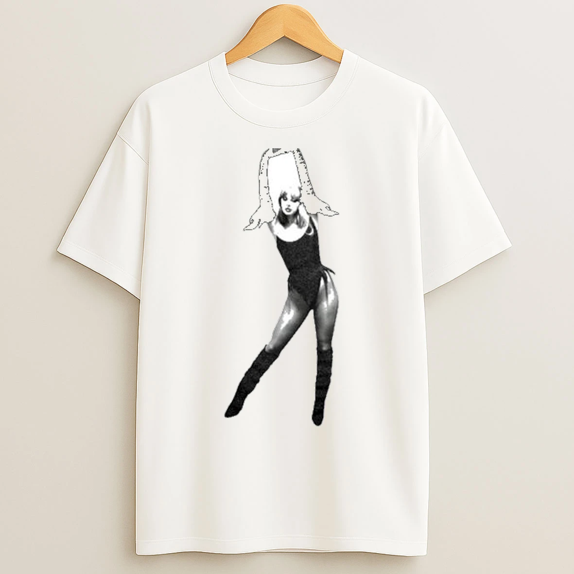 Nikki Glaser The Life Of A Showgirl Circle White T Shirts
