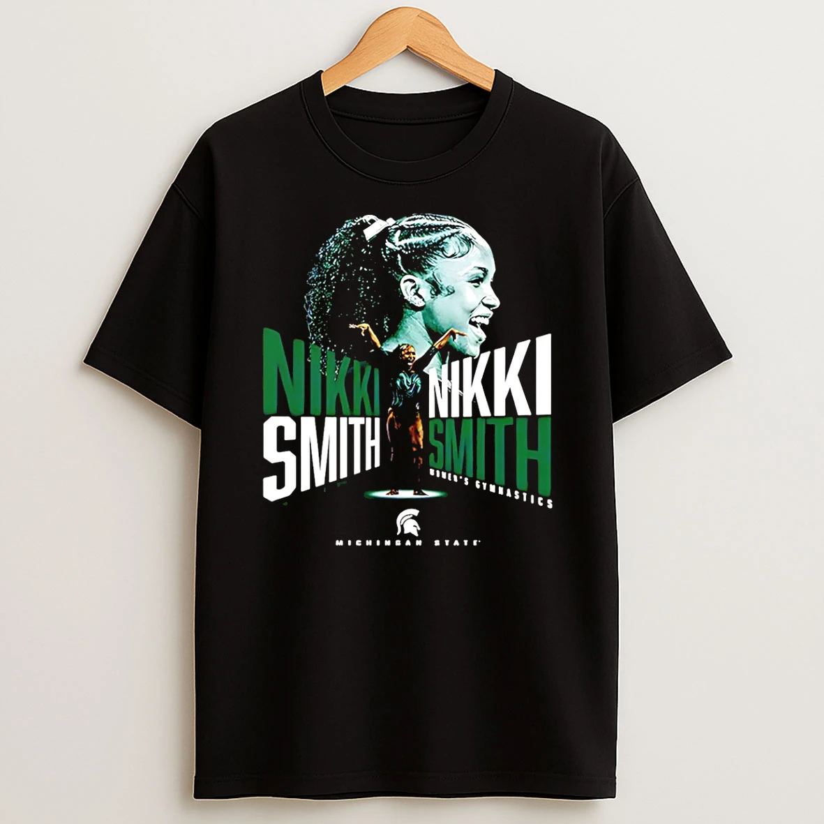 Nikki Smith Michigan State Gymnastics Ncaa Player Collage Shirts