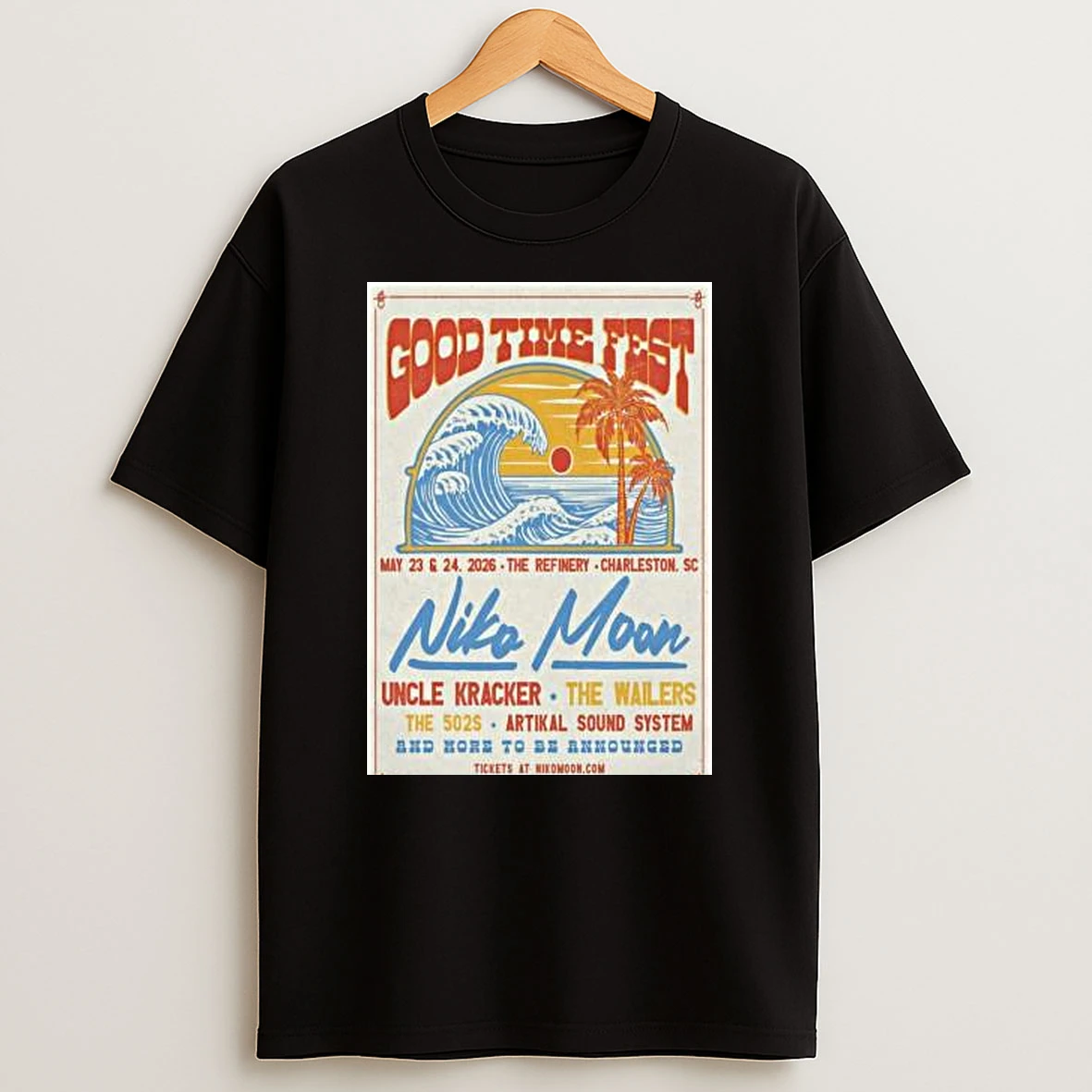 Niko Moon The Refinery Charleston Sc May 23 24 2026 Shirts