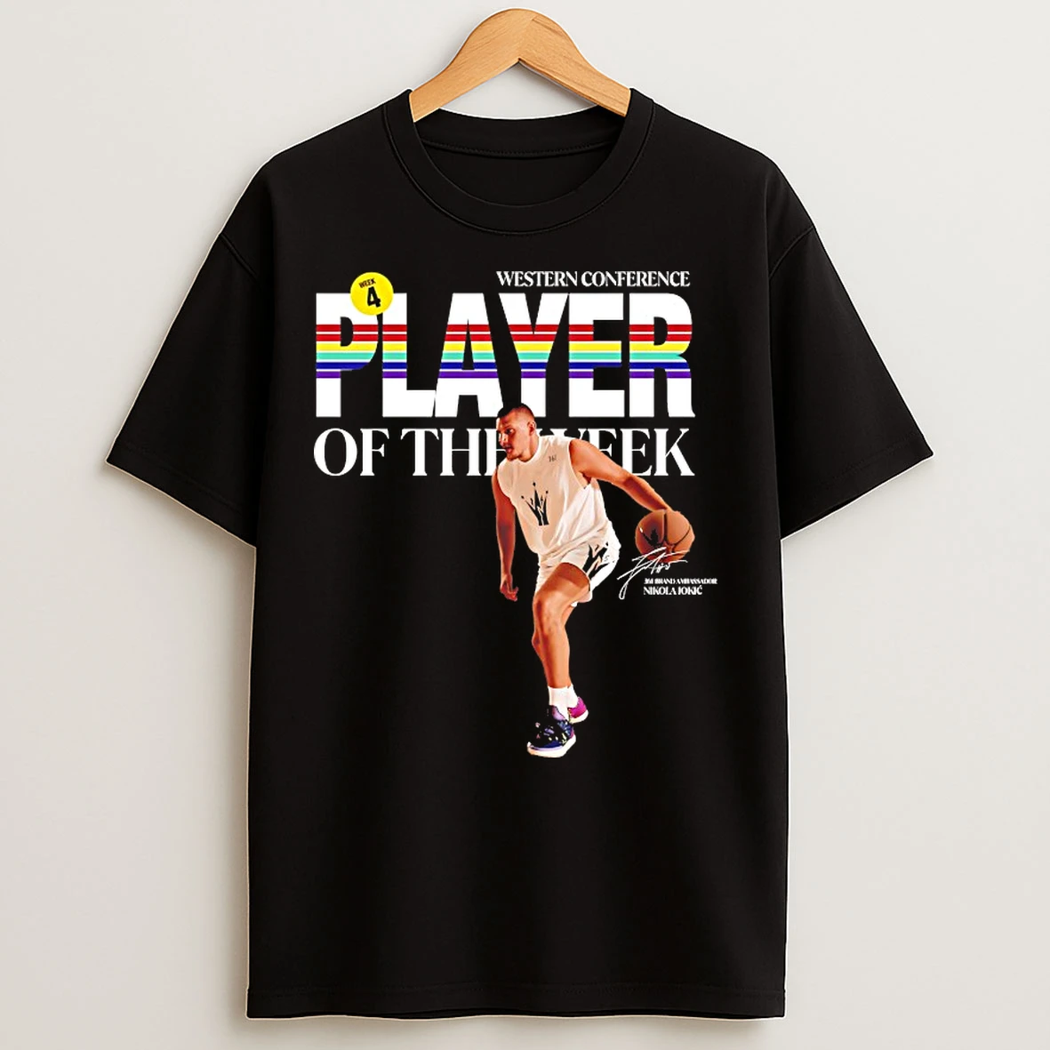 Nikola Jokic Western Conference Player Of The Week T Shirts