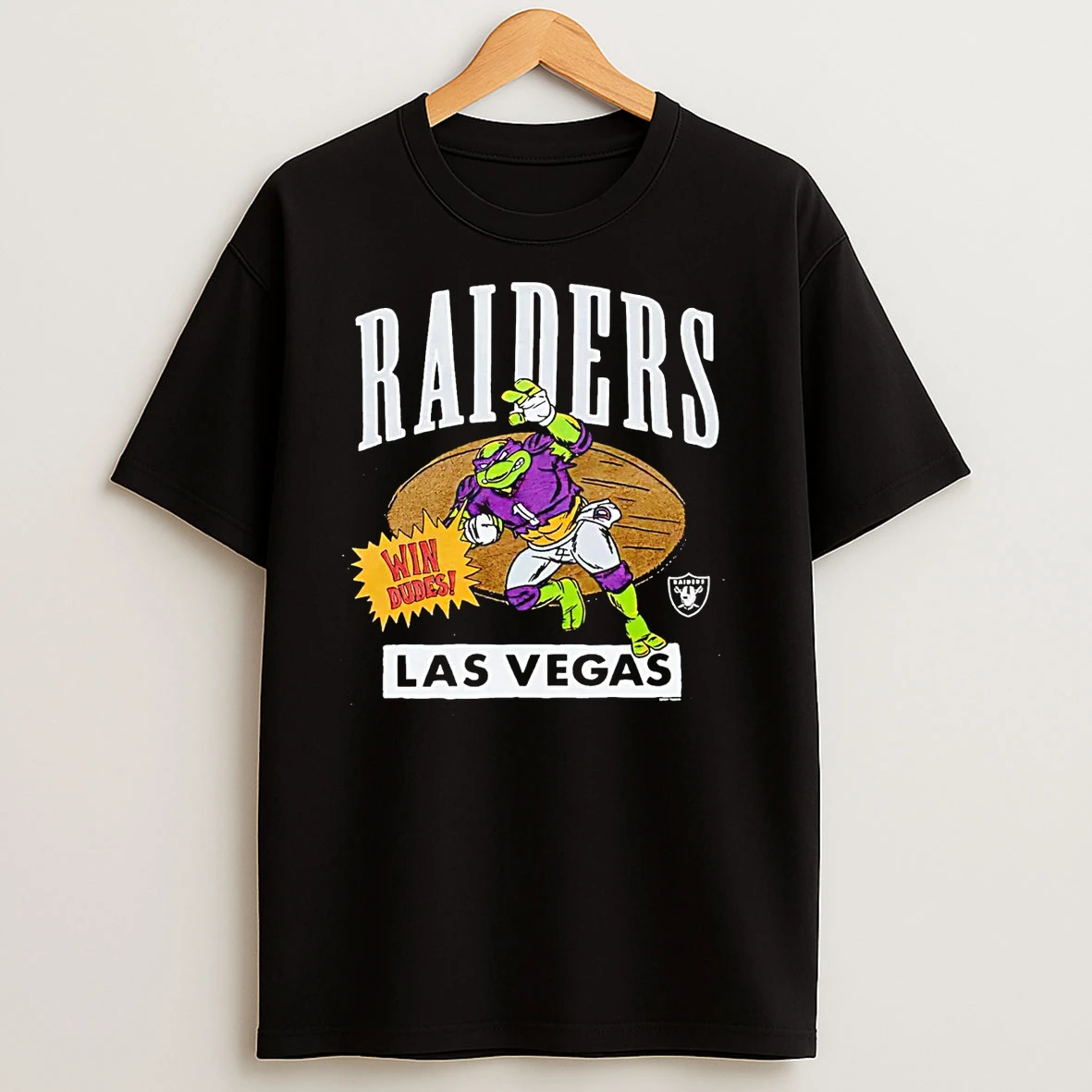 Ninja Turtles Win Dudes Las Vegas Raiders T Shirts