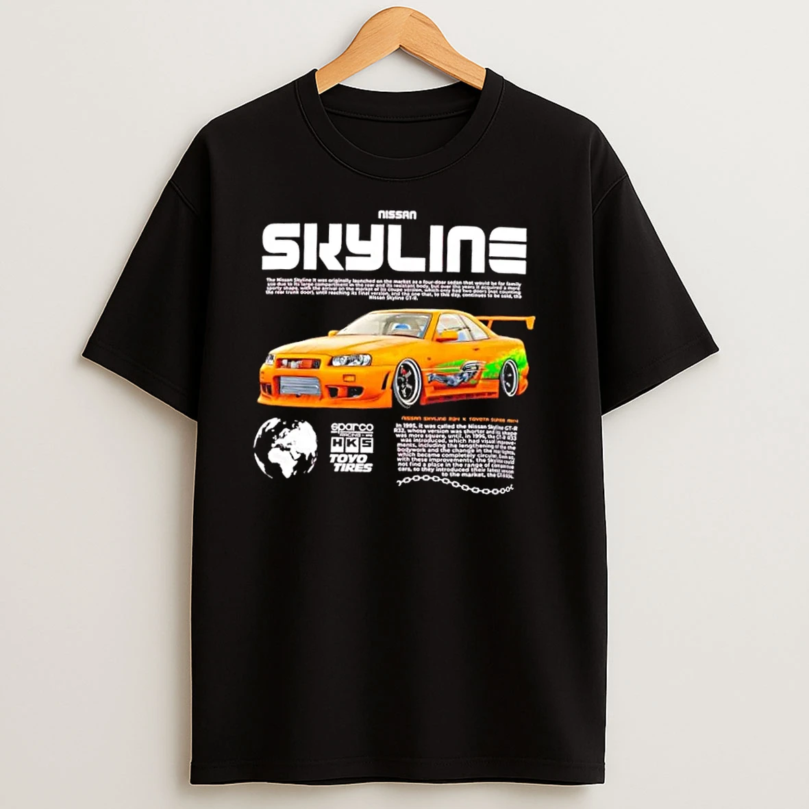 Nissan Skyline Gt R R34 Jdm Car Lovers T Shirts