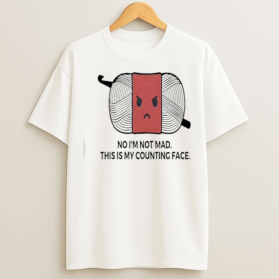 No Im Not Mad This Is My Counting Face T Shirts