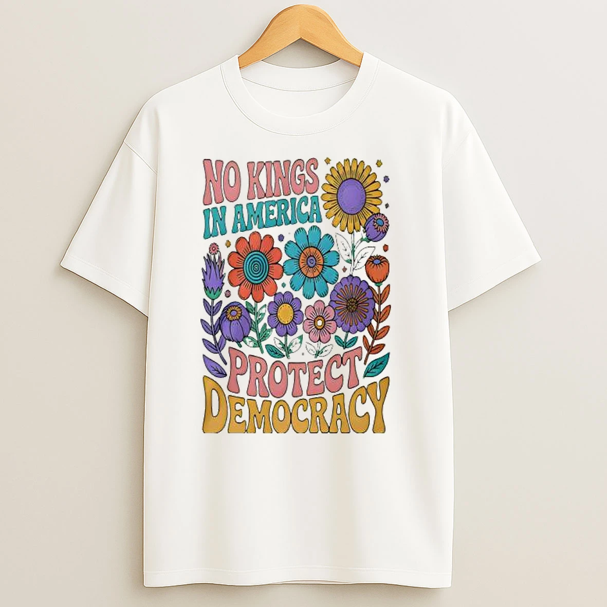 No King In American Protect Democracy T Shirts