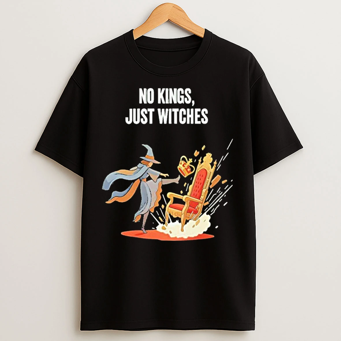 No Kings Just Witches Funny Halloween T Shirts