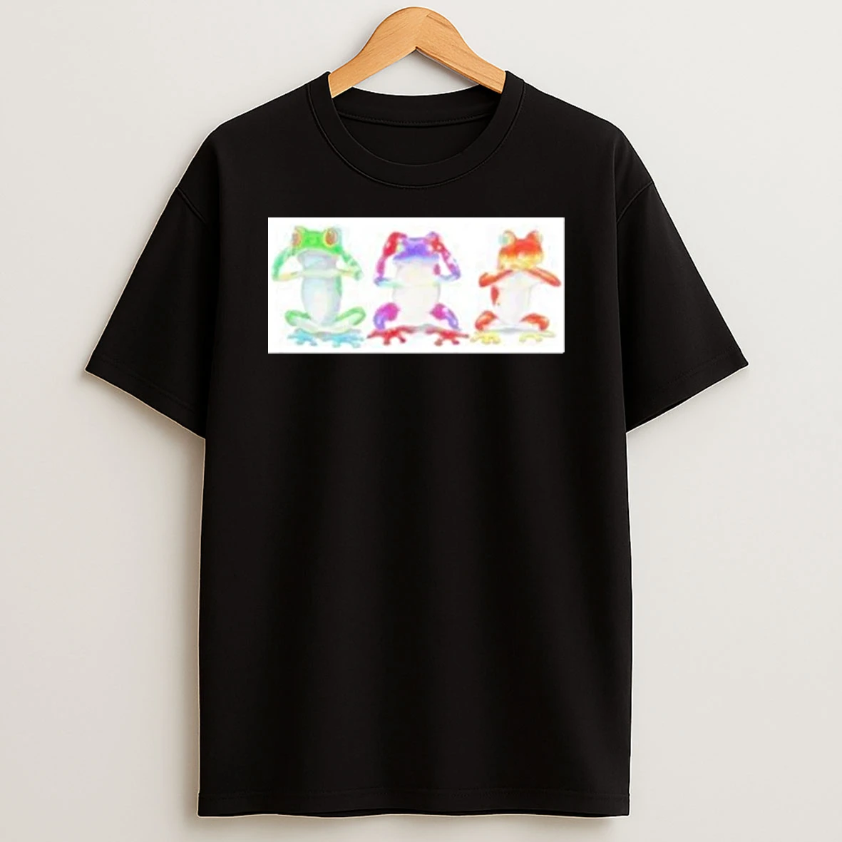 No See No Speak No Hear Frogs Shirts
