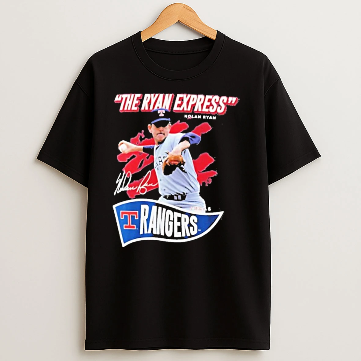 Nolan Ryan The Ryan Express Texas Rangers T Shirts