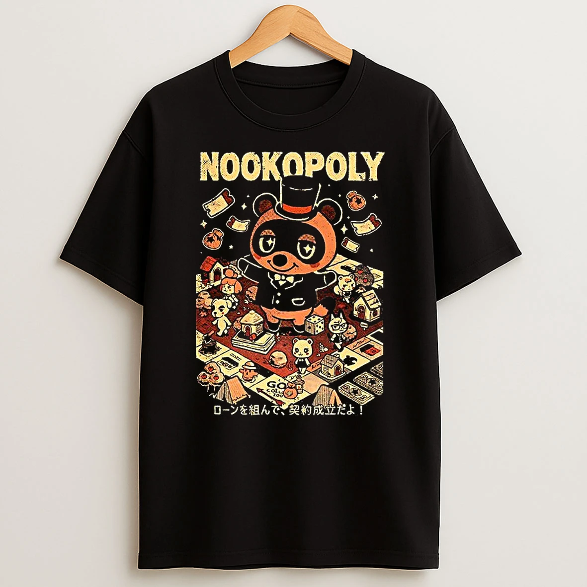 Nookopoly Animal Crossing X Monopoly Video Game Shirts