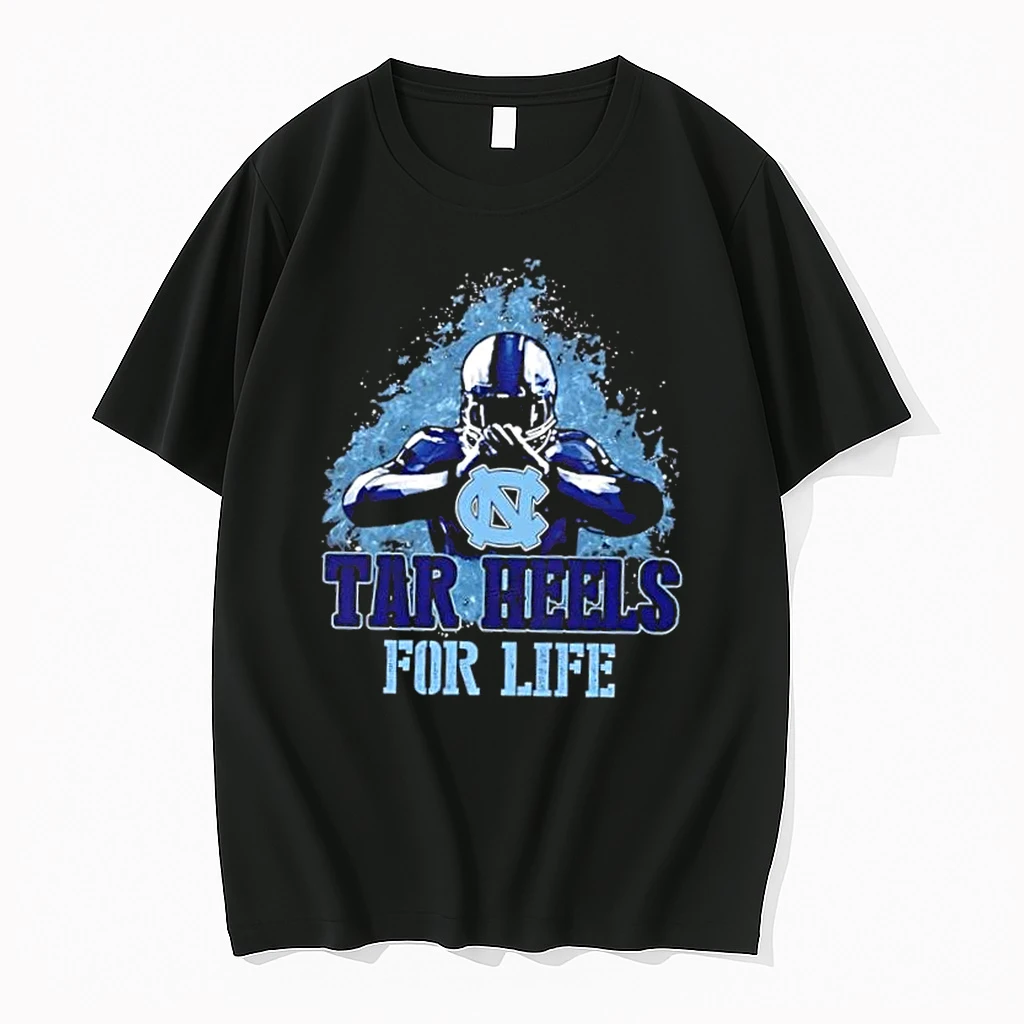 North Carolina Tar Heels Football For Life Shirts