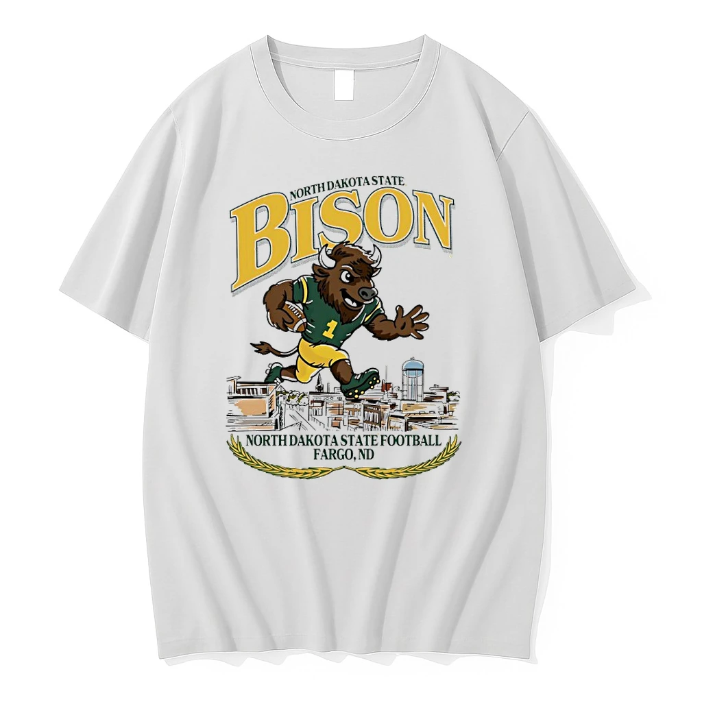 North Dakota State Bison Football Thunder Mascot Shirts