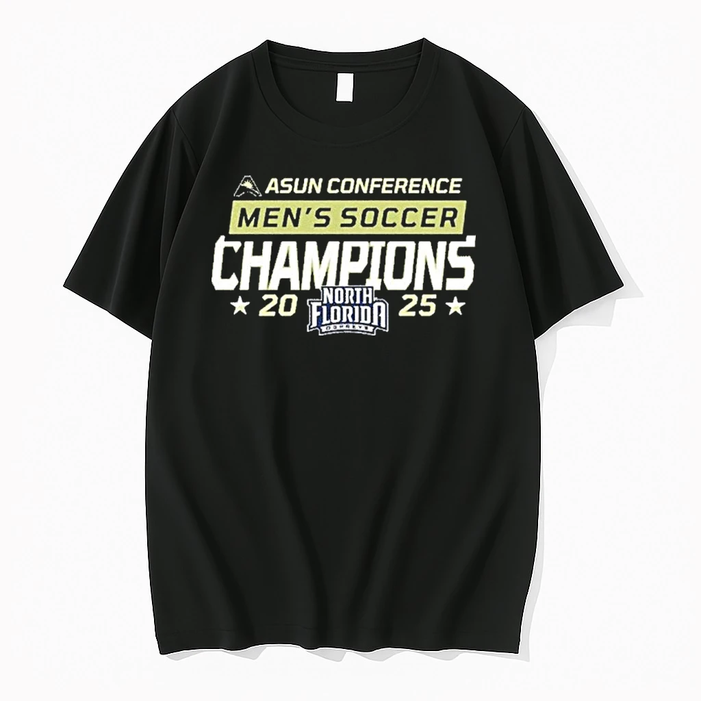 North Florida Mens Soccer 2025 Asun Conference Champions Shirts