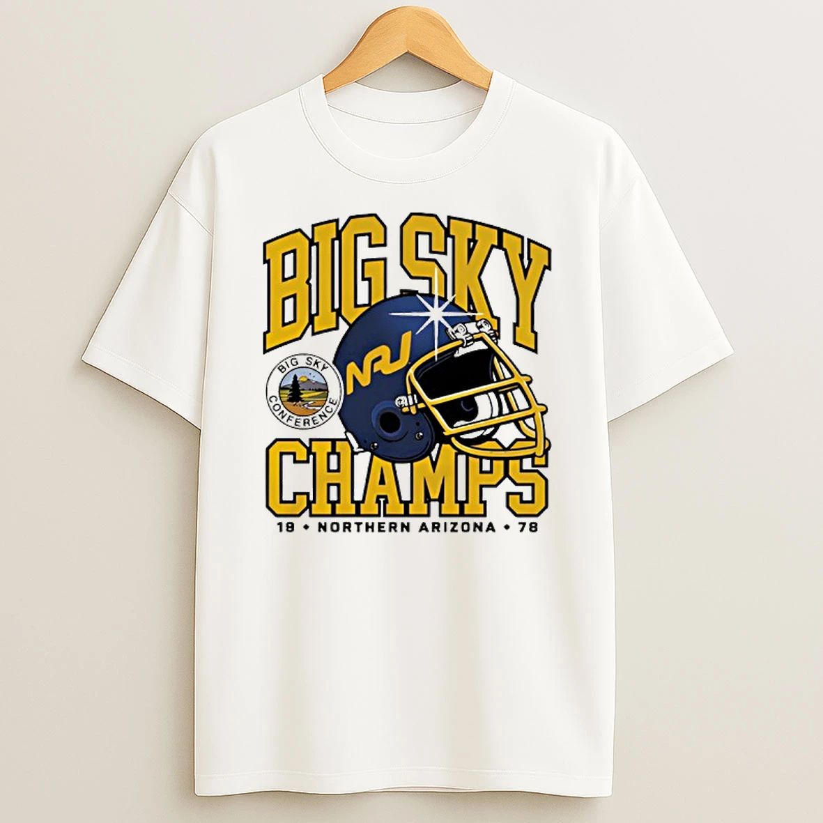 Northern Arizona Football 1978 Big Sky Champs Shirts