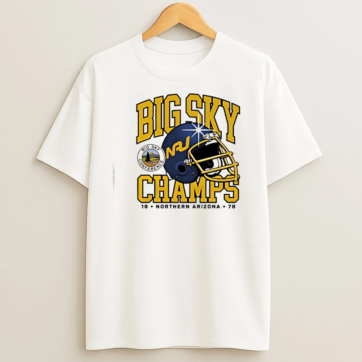 Northern Arizona Football 1978 Big Sky Champs T Shirts