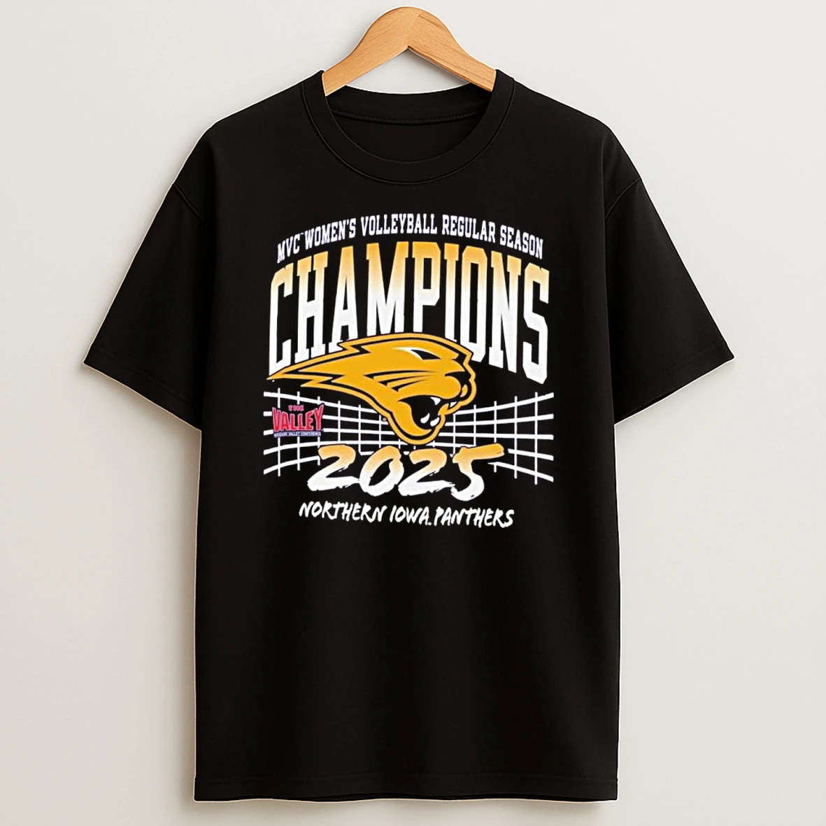 Northern Iowa Panthers 2025 Mvc Womens Volleyball Champions Shirts
