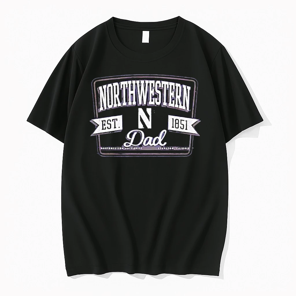 Northwestern Dad Est 1851 Logo Shirts