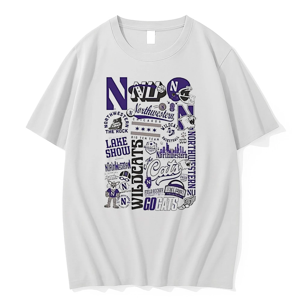 Northwestern Wildcats Symbols Go Cats Shirts