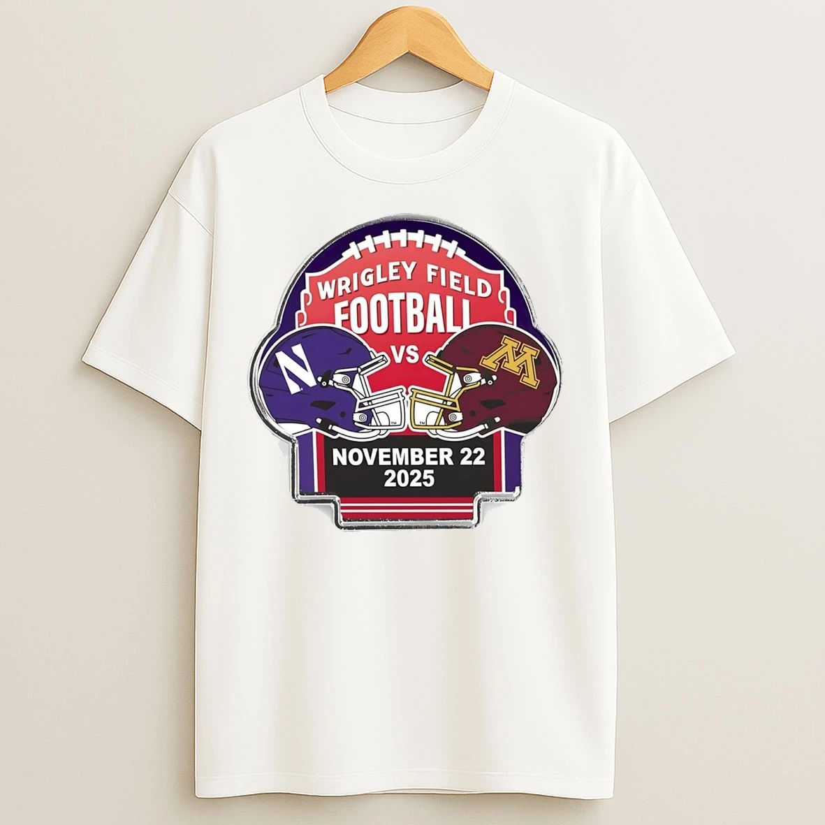 Northwestern Wildcats Vs Minnesota Golden Gophers Big 10 2025 T Shirts