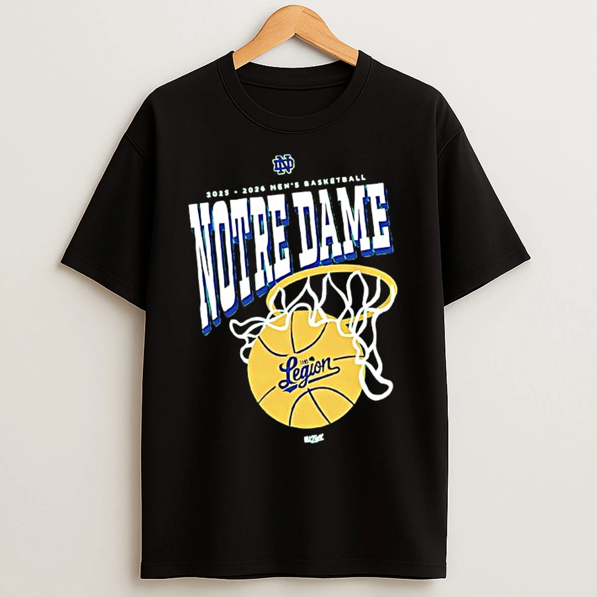 Notre Dame Fighting Irish Mens Basketball The Legion 2025 2026 T Shirts