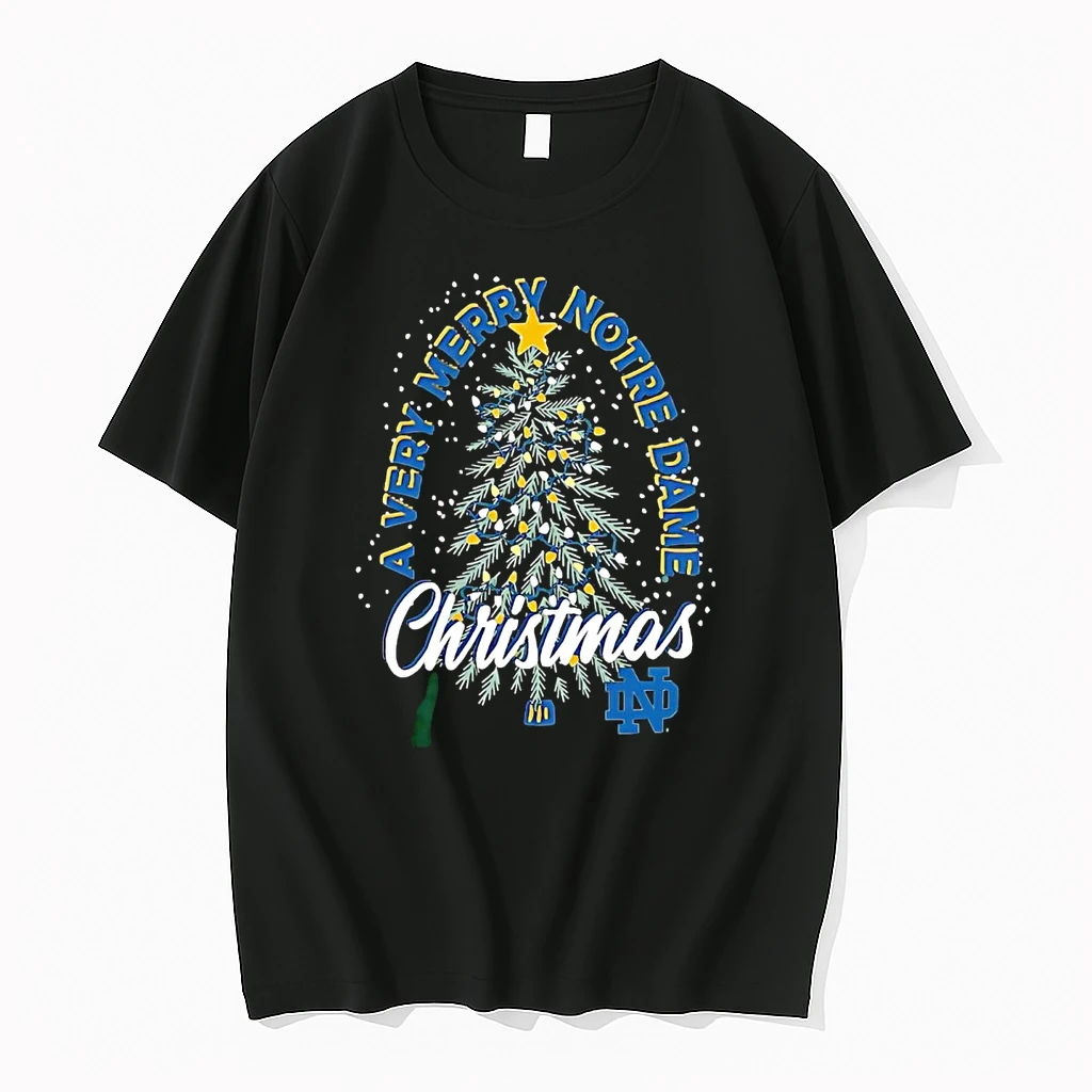 Notre Dame Fighting Irish A Very Merry Notre Dame Christmas Shirts