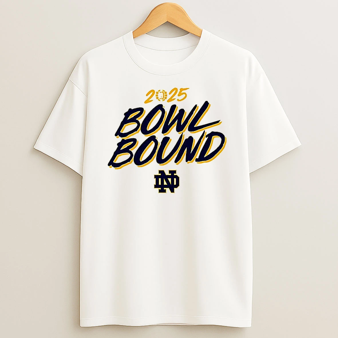 Notre Dame Fighting Irish Football 2025 Bowl Bound Shirts