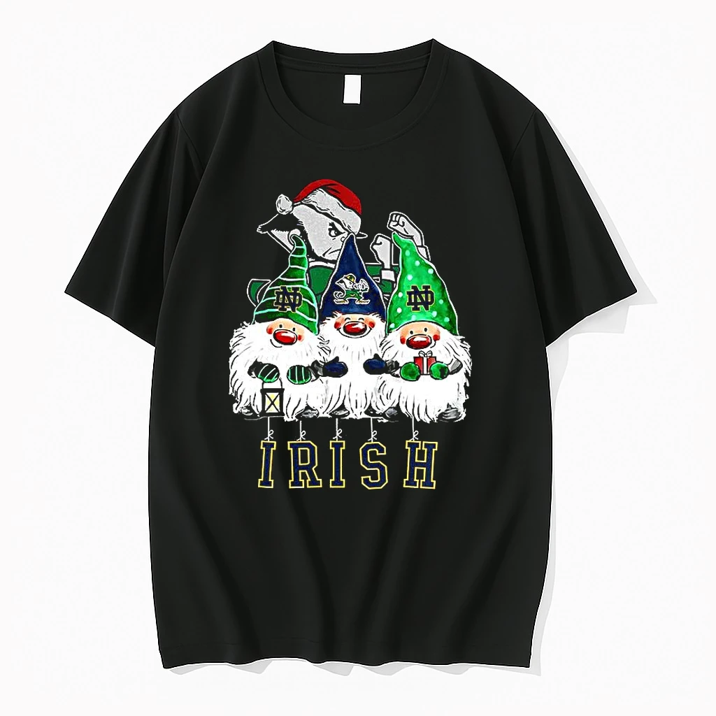 Notre Dame Fighting Irish Football Gnomes Christmas Shirts