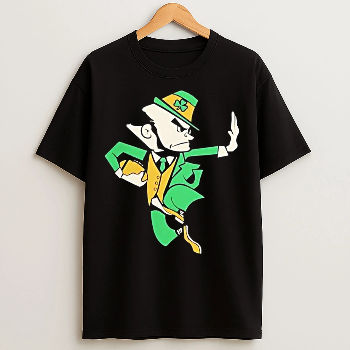 Notre Dame Fighting Irish Leprechaun Mascot Classic T Shirts