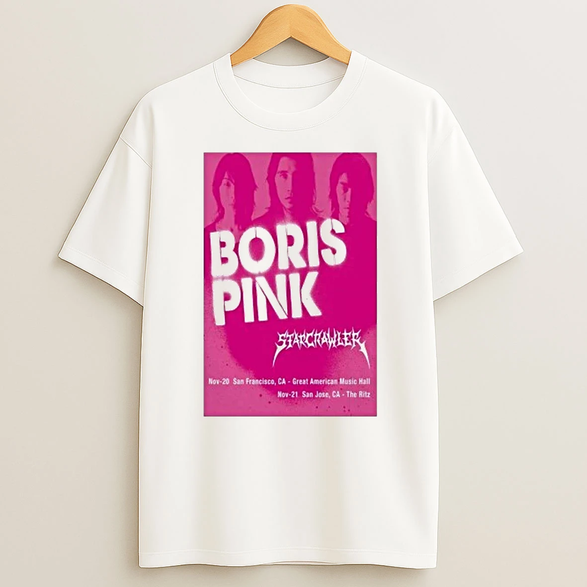 Nov 20 2025 Boris Pink San Francisco Ca Shirts