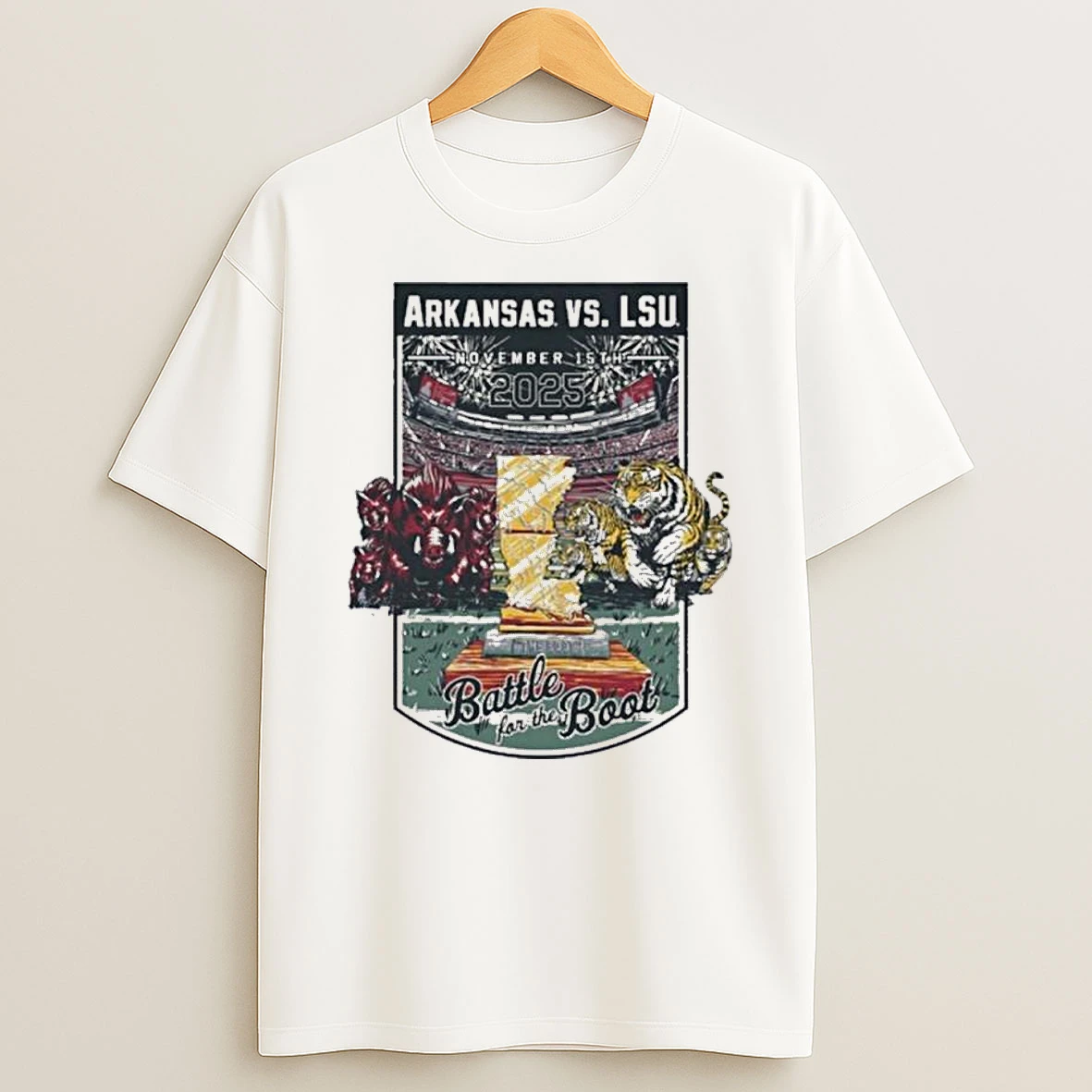November 15th Arkansas Vs Lsu Game Day 2025 Shirts