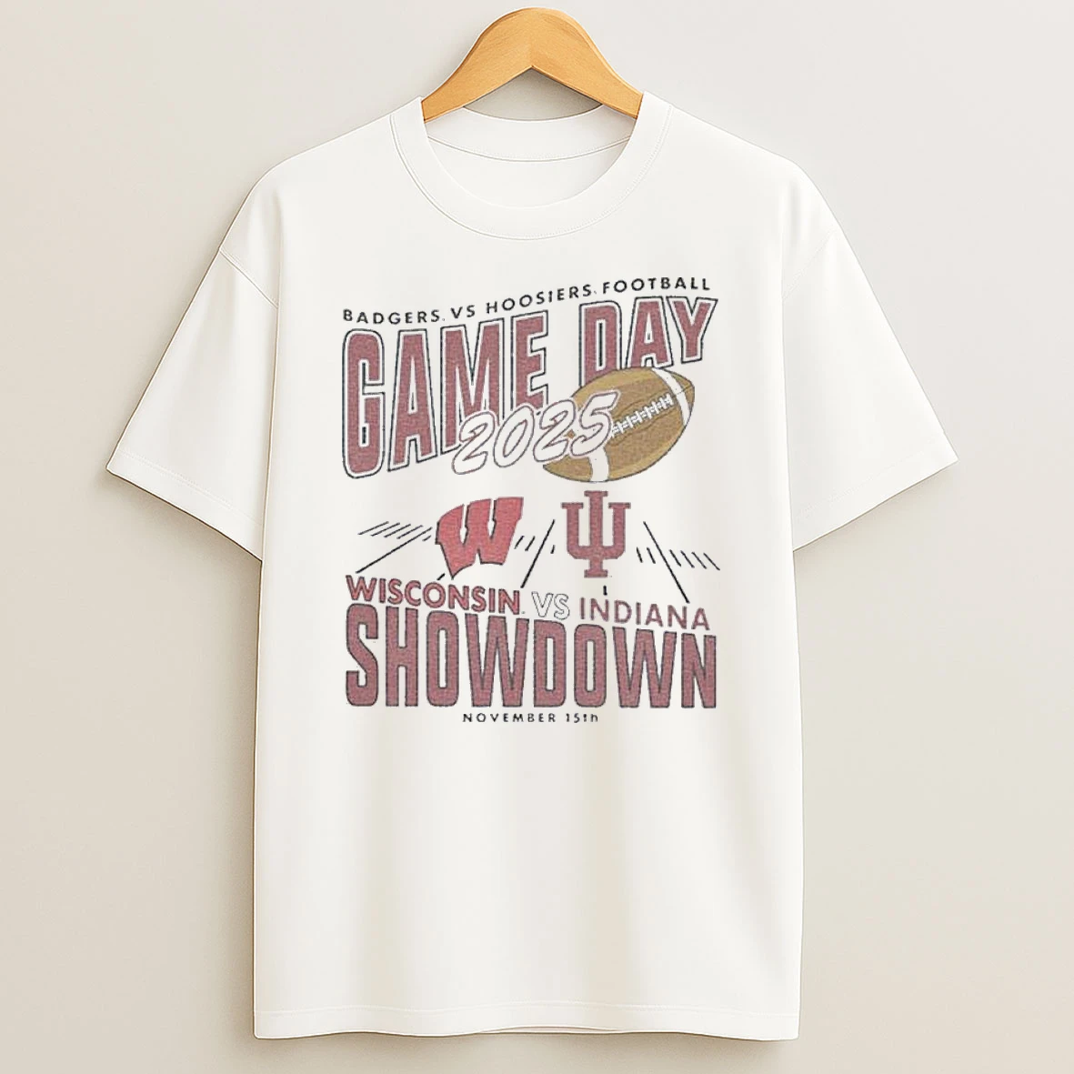 November 15th Indiana Hoosiers Vs Wisconsin Badgers Shirts