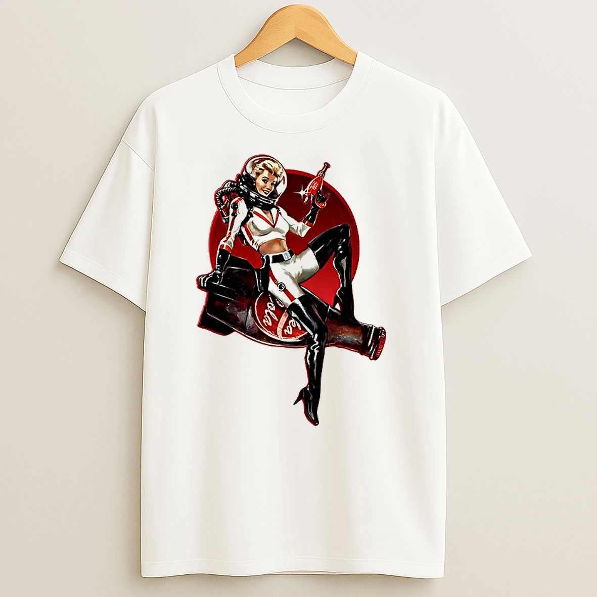 Nuka Girl Cola Pinup Vintage T Shirts