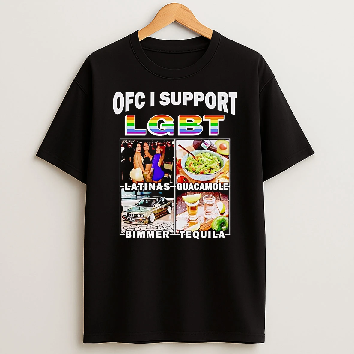 Ofc I Support Lgbt Latinas Guacamole Shirts