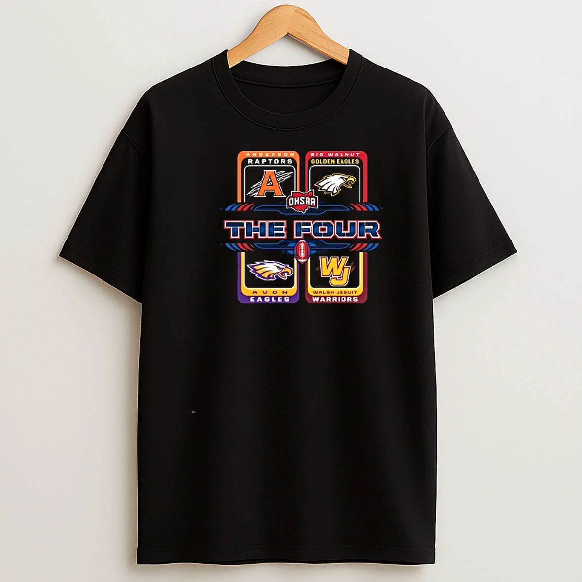 Ohsaa 2025 Div Ii Football Semifinals The Four Logo Shirts