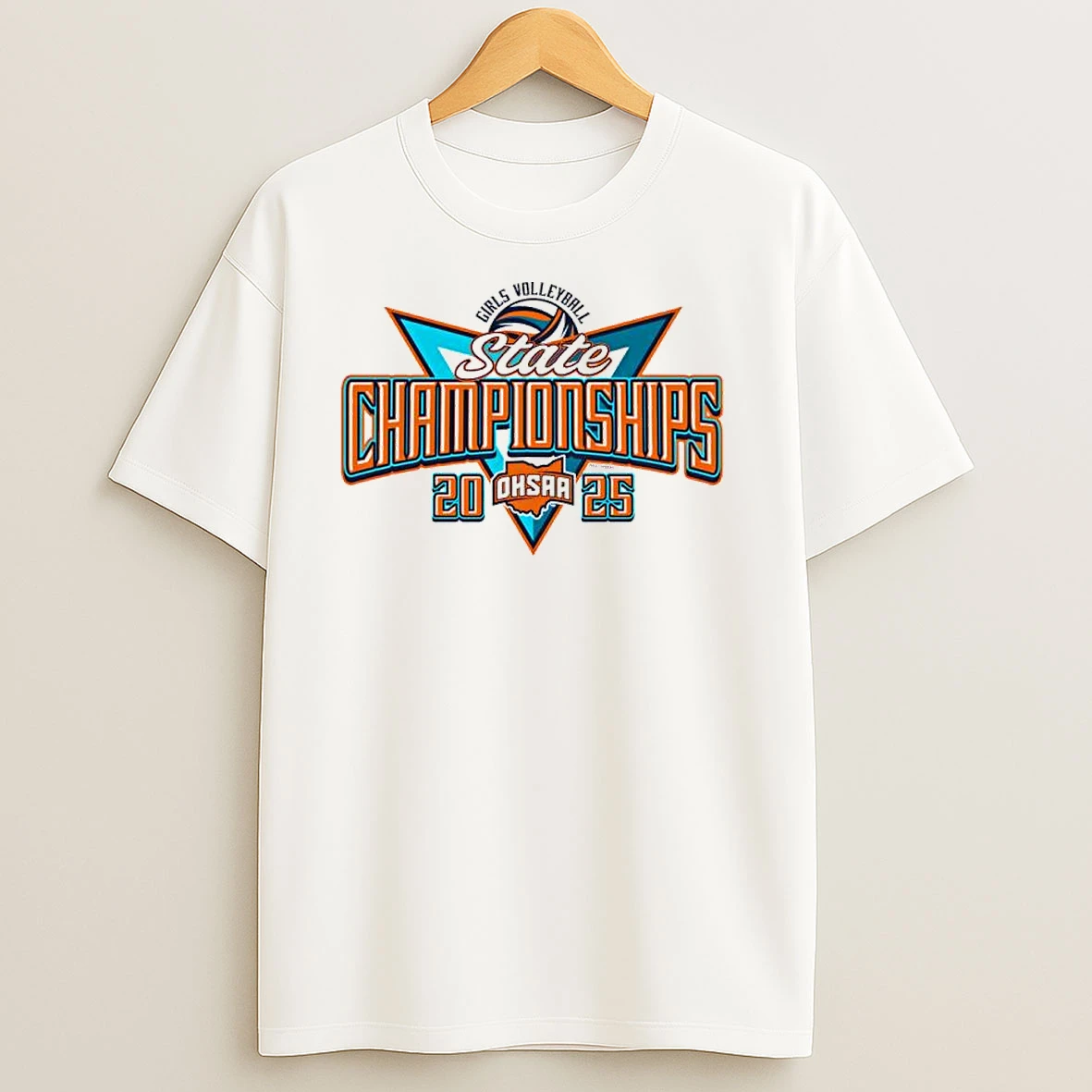 Ohsaa Girls Volleyball State Championships 2025 Logo T Shirts