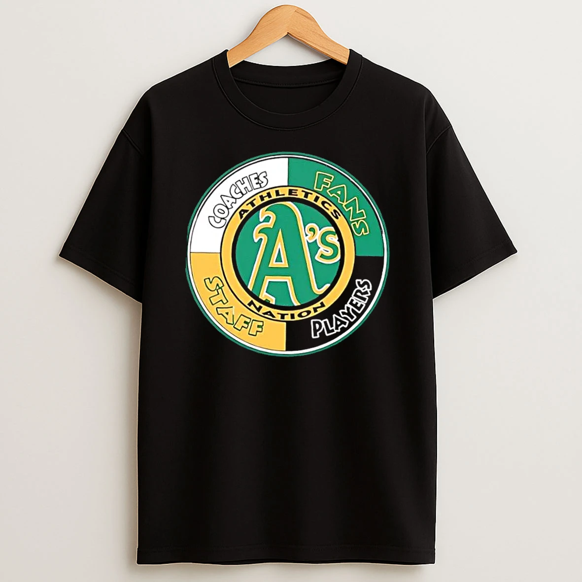 Oakland Athletics Nation Coaches Fans Staff Players Shirts
