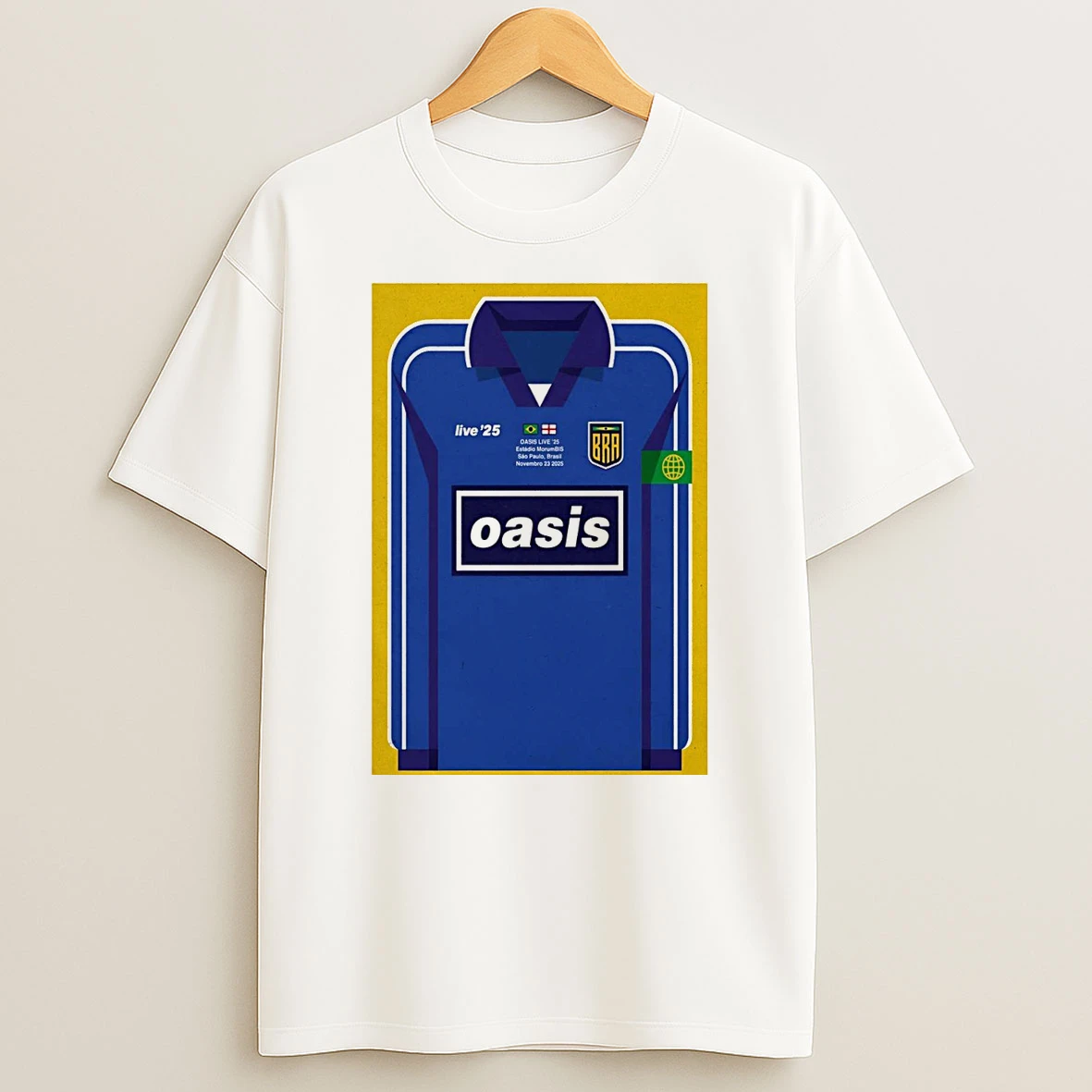 Oasis Estadio Morumbis Sao Paulo Brazil November 23 2025 Shirts