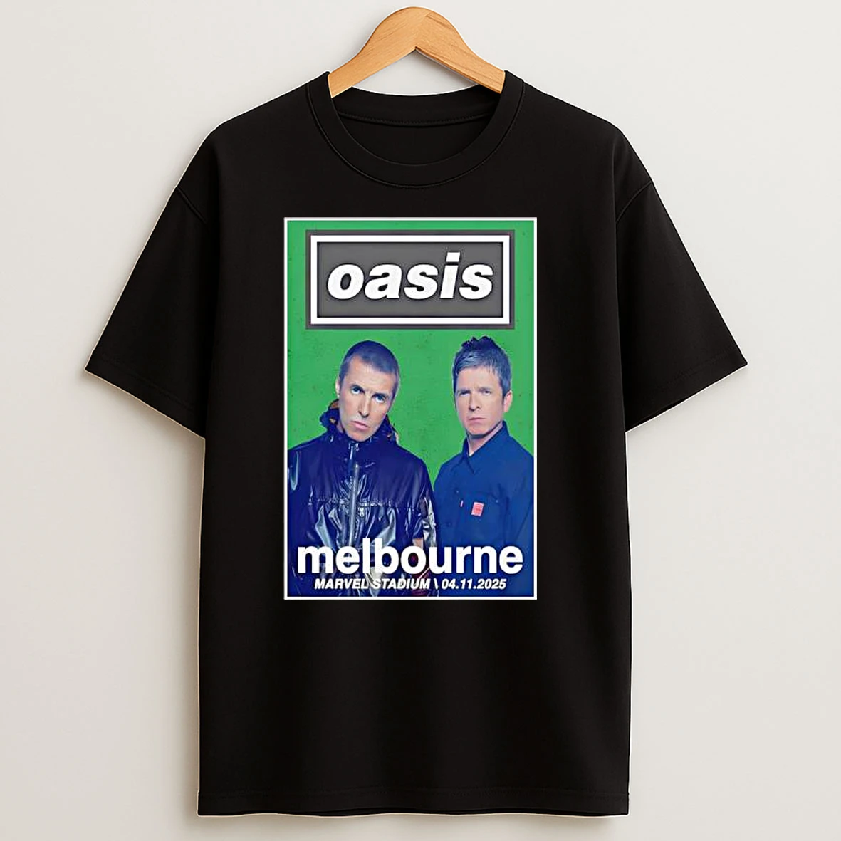 Oasis November 4 2025 Marvel Stadium T Shirts