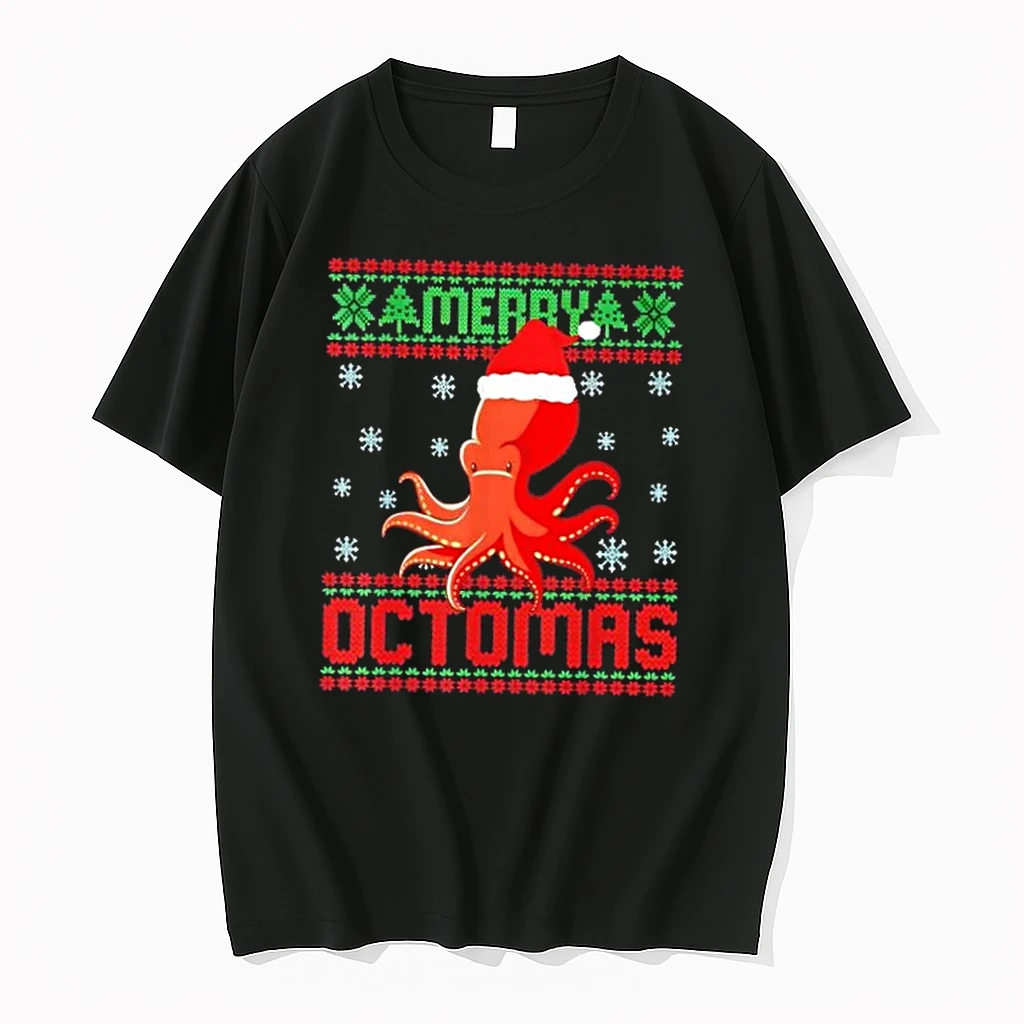 Octomas Octopus Christmas Sea Fish Shirts